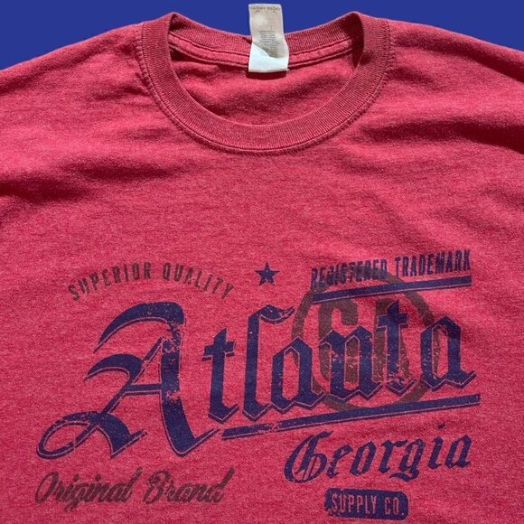 Atlanta Georgia tourist t shirt men’s M red - Picture 3 of 7